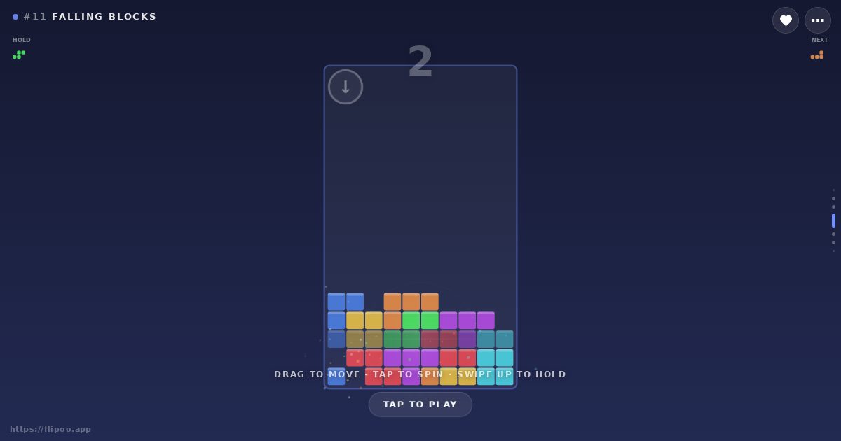 FALLING BLOCKS gameplay
