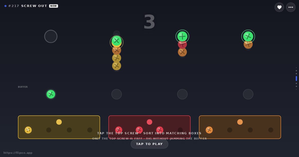SCREW OUT gameplay