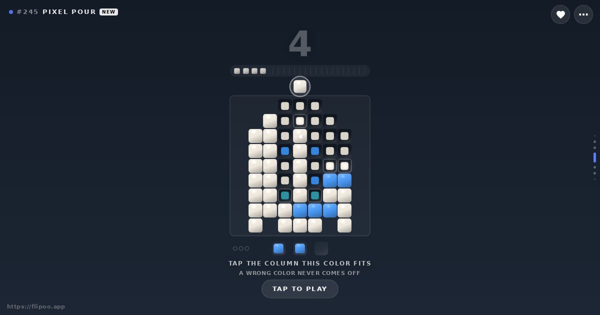 PIXEL POUR gameplay
