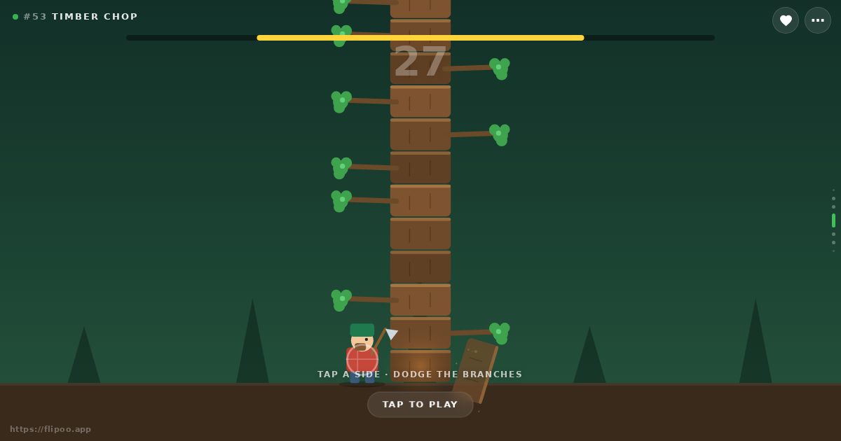 TIMBER CHOP gameplay