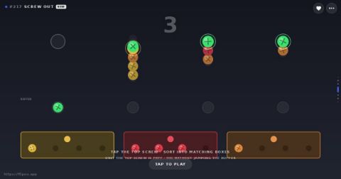 SCREW OUT gameplay